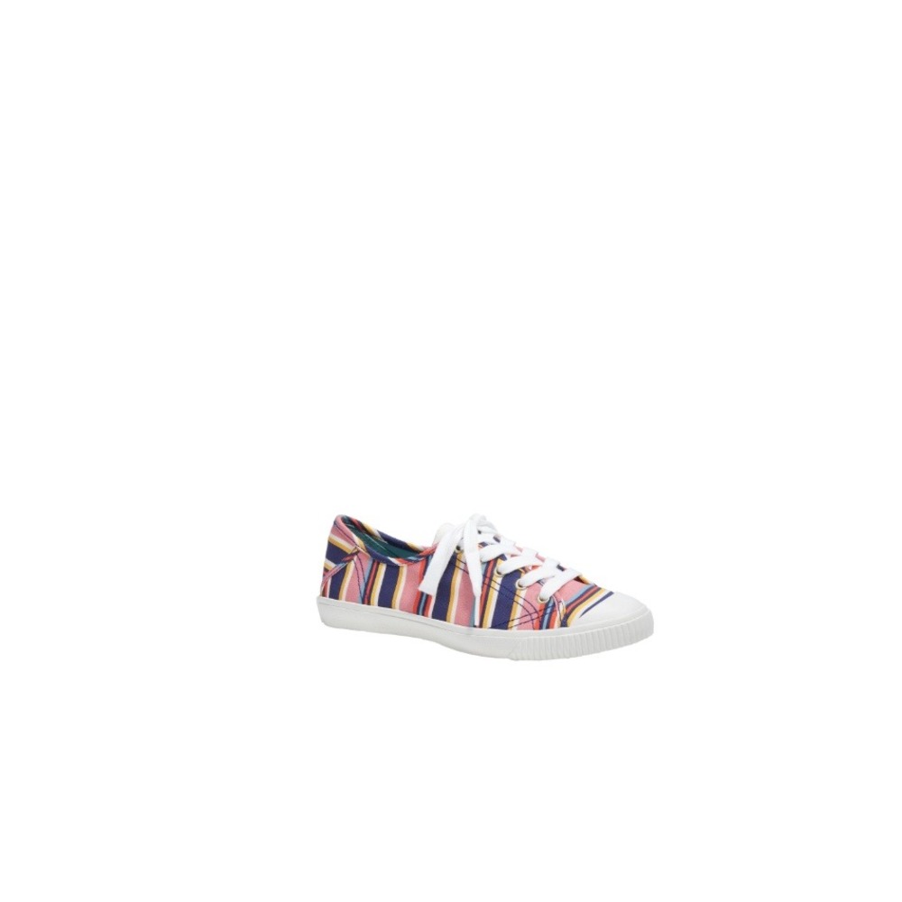 Kate Spade New York Tennison Sidewalk Stripe Canvas Sneakers Pink Multi 8B